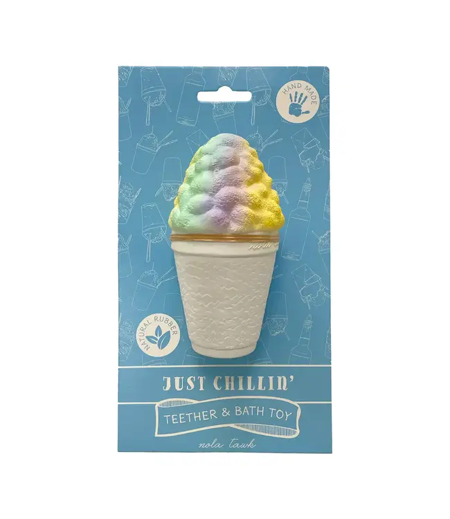 Just Chillin' Snoball Bath Toy & Baby Teether