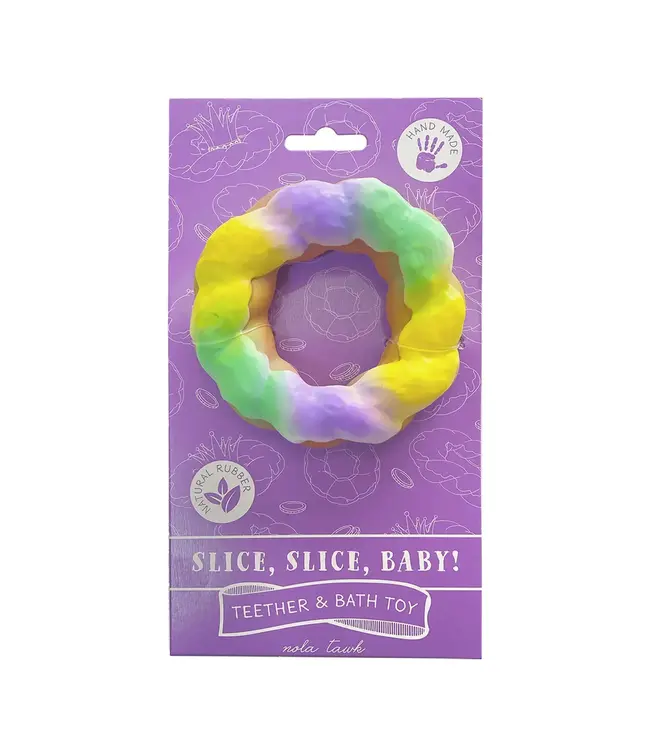 Slice, Slice, Baby King Cake Teether & Bath Toy