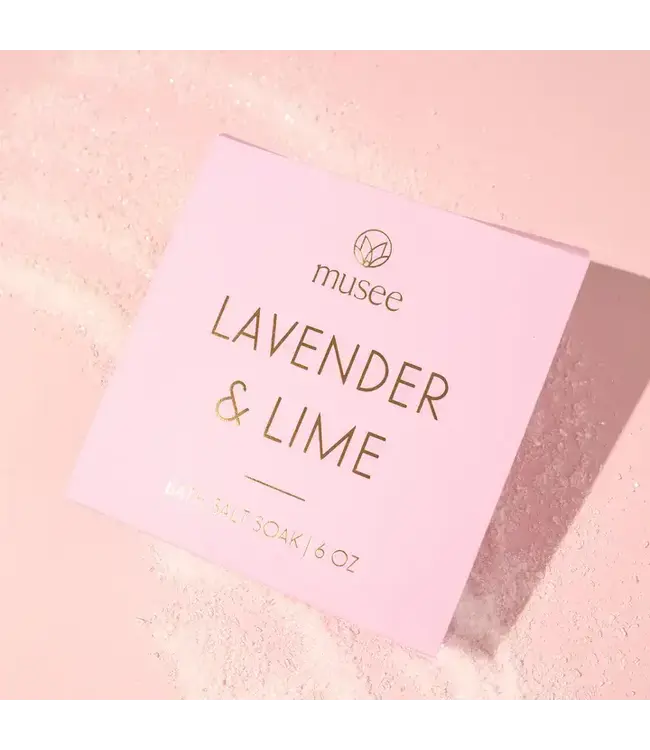 Lavender & Lime Mini Bath Salt Soak