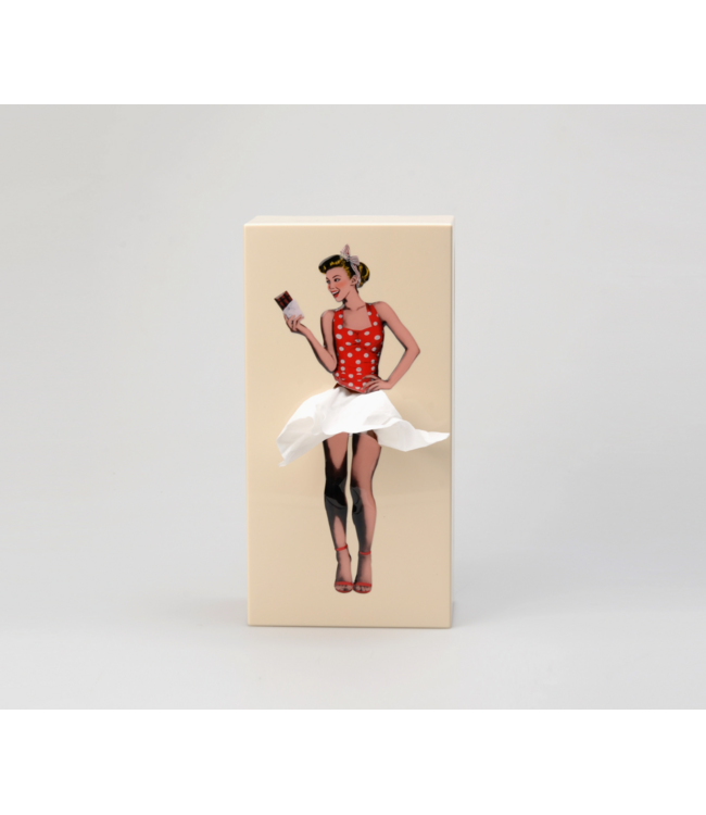 Flying Skirt Tissue Box