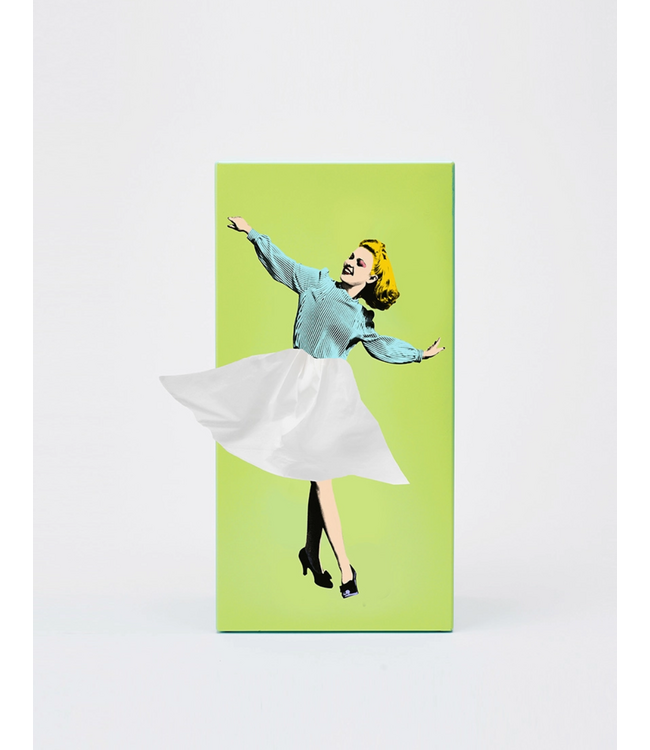 Flying Skirt Tissue Box