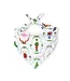 Nutcracker Waltz Dog Bandana  White/Multi