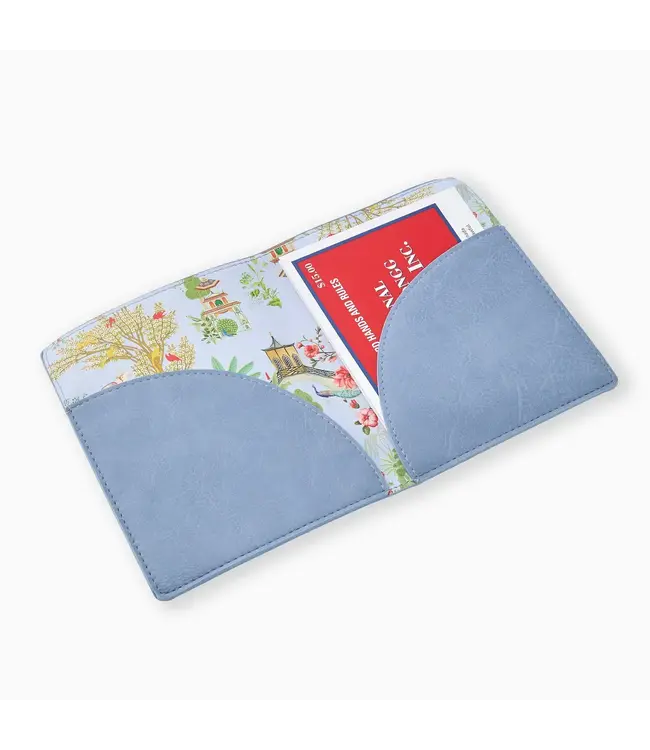 Periwinkle Mahjong Card Folio