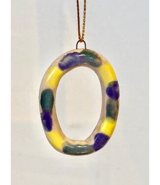 Objects in Clay King Cake Ornament