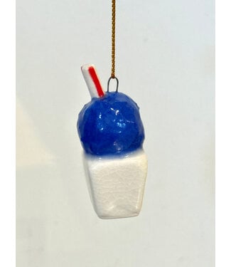 Objects in Clay Snoball Ornament