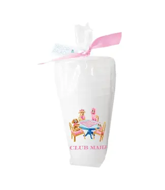 Taylor Paladino Mahjong Dogs Frosted Cups