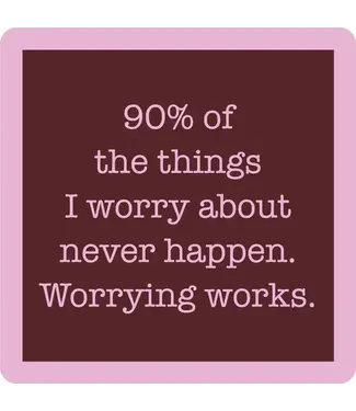 Drinks on Me Coasters 90 Percent Coaster