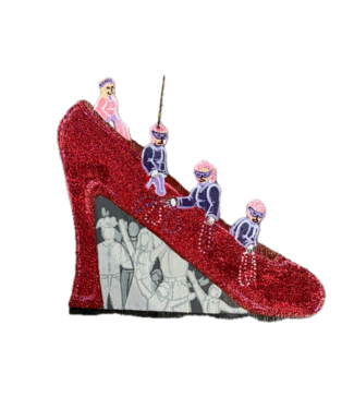 Molly Jahncke Hand Painted Wood Ornament – Muses Shoe