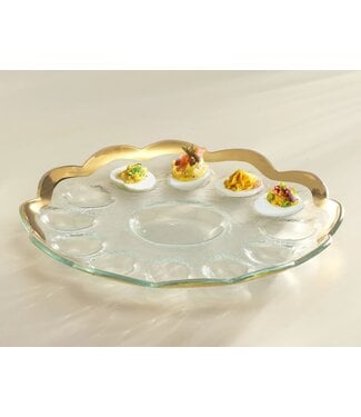 Annie Glass Annie Glass Roman Antique Deviled Egg Platter