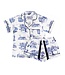 Katie Kime New Orleans Toile Navy Short Sleeve
