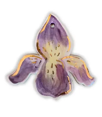 Magnolia Creative Co. Iris Ornament