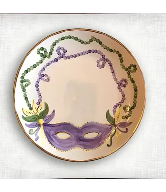 Magnolia Creative Co. Mardi Gras Round Platter