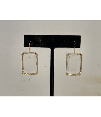 Laura McClendon Clear Gemstone Earring