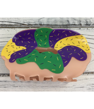 SongLily King Cake Claw Clip