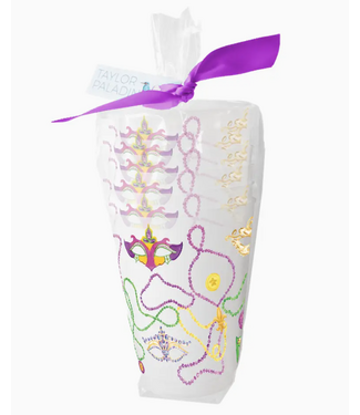 Taylor Paladino Mardi Gras Beads Cups