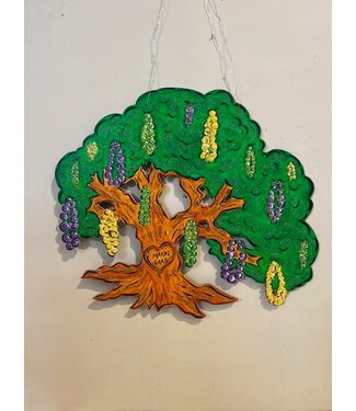 Cynthia Kolls Cynthia Kolls Mardi Gras Tree Wooden