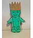 Wooden King Cake Baby Door Hanger