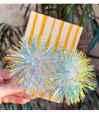 Rahya Jewelry Design Mermaid Mambo Pom Pom Earrings