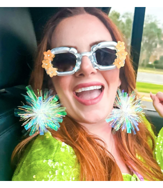 Rahya Jewelry Design Chunky Mermaid Mambo Pom Pom Earrings