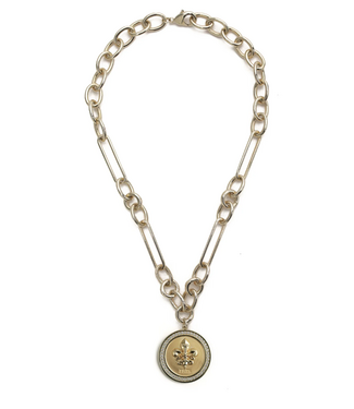 Rahya Jewelry Design Iris St. Charles Necklace with St. Charles Pendant