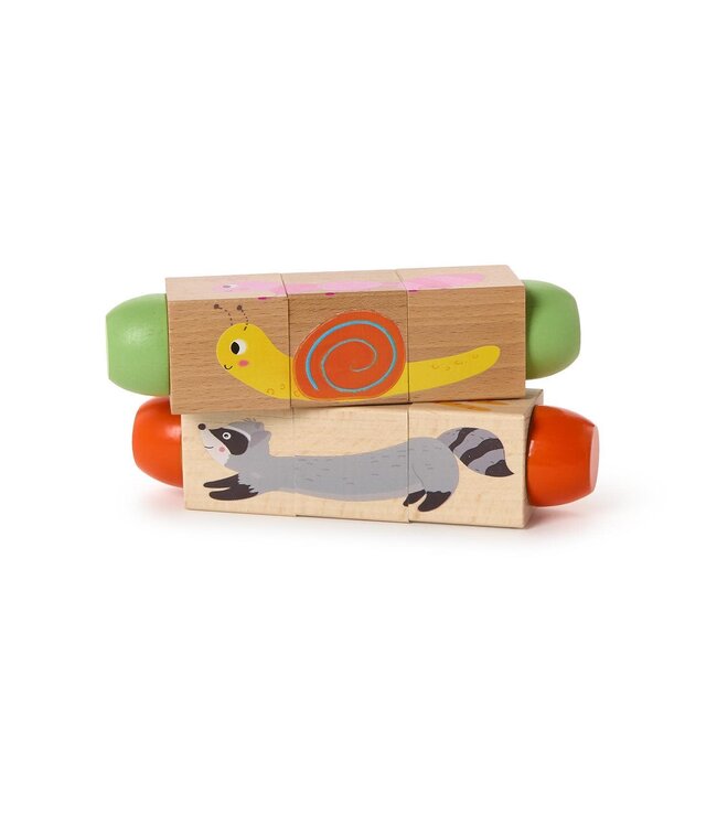 Wooden Twist Block Puzzle Game