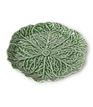Two's Company Cruciferous Leaf Textured Plate