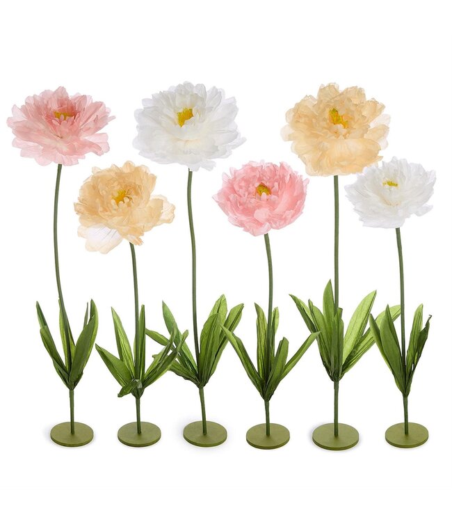 Peach Oversized Hand-Crafted Paper Flower