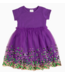Mardi Gras Confetti Short Sleeve Tutu Dress