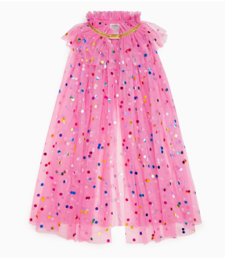 Sweet Wink Raspberry Confetti Cape