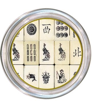 Marye-Kelley Antique Mahjong Decoupage Coaster