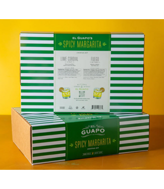 El Guapo Spicy Margarita Kit with Lime Cordials, Fuego Bitters