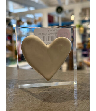 Bradley Alpaugh Friedrichs Acrylic Block Heart
