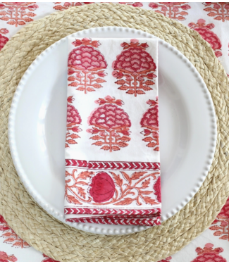 Pacific & Rose Textiles Napkin Pink City, Set of 4