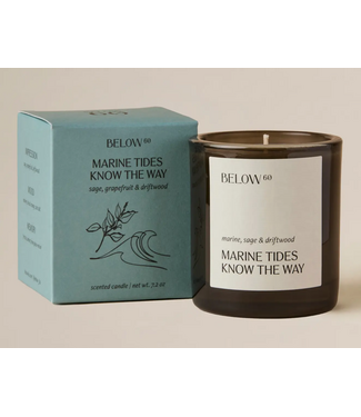 Below 60 Marine Tides Know the Way (Sea Salt + Driftwood) | 7.2oz