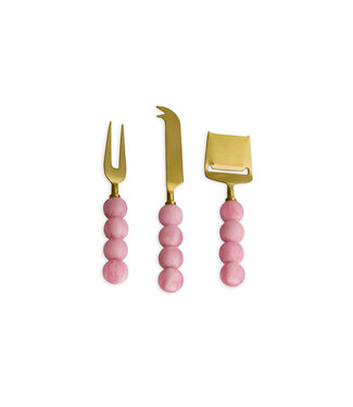 Beatriz Ball RESIN Sorbet Cheese Set of 3 Raspberry