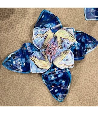 Popcorn Studio Heron Blue Flower