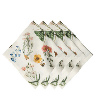 Juliska Floral Garden Napkin Set/4 - Multi Floral