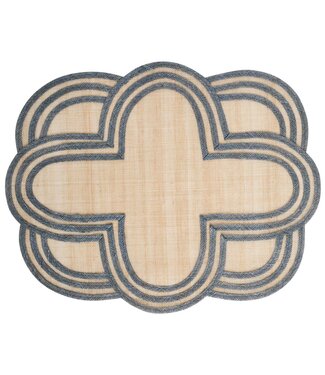 Juliska Scallop Stripe Placemat - Chambray