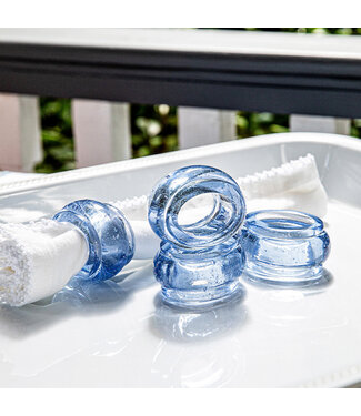 Juliska Provence Napkin Ring Set/4 - Chambray