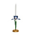 Meadow Walk Iris 9" Candlestick - Chambray
