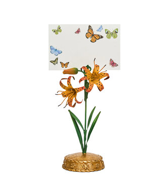 Juliska Meadow Walk Tiger Lily Place Card Holder