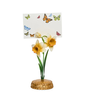 Juliska Meadow Walk Daffodil Place Card Holder