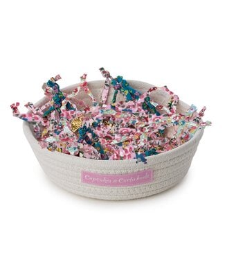 Two's Company Hand-Crafted Slip-on Knotted Bracelet with Charm