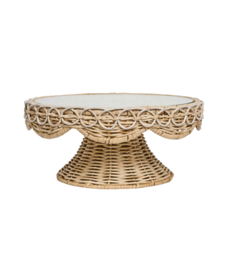 Juliska Provence Rattan Cake Stand