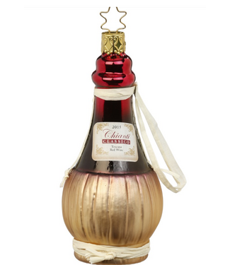 Inge-Glas Chianti Ornament, 4.6"