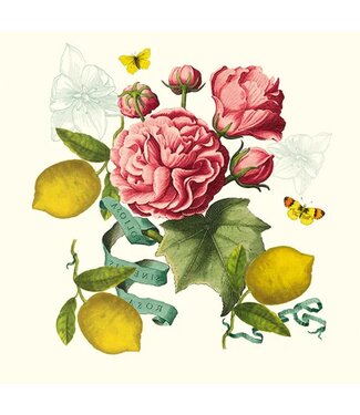 Garnier Thiebaut Citrons De Menton Romance Napkin, 100% Linen