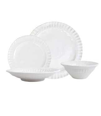 Vietri Pietra Serena Four-Piece Place Setting