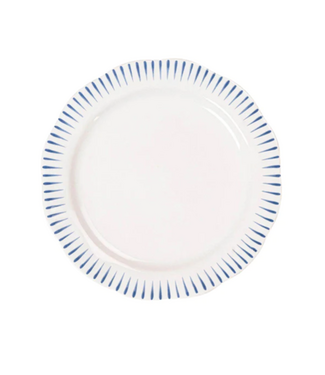 Juliska Sitio Stripe Dessert/Salad Plate - Delft Blue