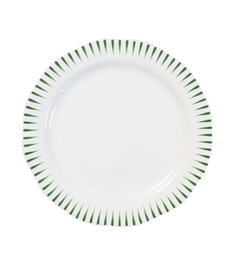 Juliska Sitio Stripe Dinner Plate - Basil