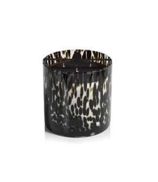 Zodax AG Opal Glass Five Wick Candle Black Fig Vetiver